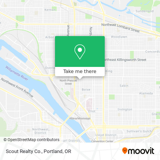 Scout Realty Co. map