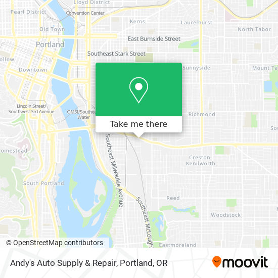 Mapa de Andy's Auto Supply & Repair