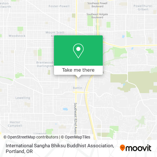 Mapa de International Sangha Bhiksu Buddhist Association