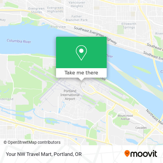 Your NW Travel Mart map