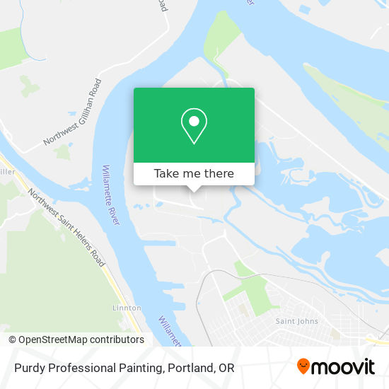Purdy Professional Painting map