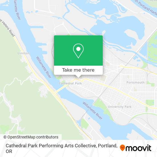 Cathedral Park Performing Arts Collective map