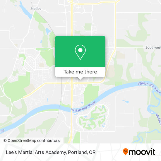 Lee's Martial Arts Academy map