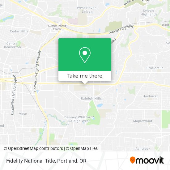 Mapa de Fidelity National Title