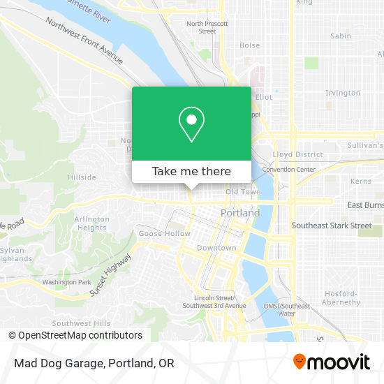 Mad Dog Garage map