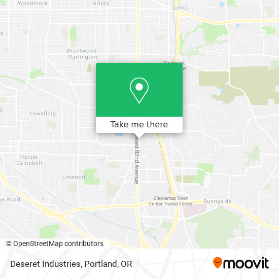 Deseret Industries map