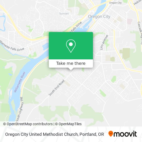 Mapa de Oregon City United Methodist Church