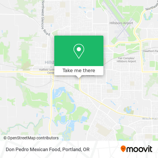 Don Pedro Mexican Food map