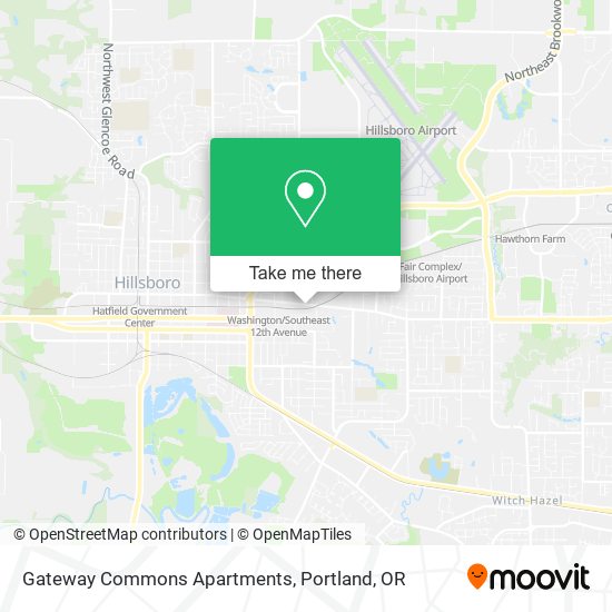 Gateway Commons Apartments map