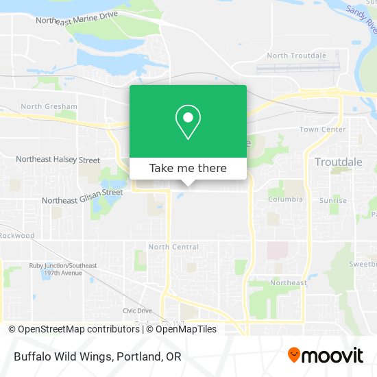 Mapa de Buffalo Wild Wings