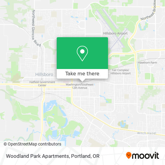 Woodland Park Apartments map