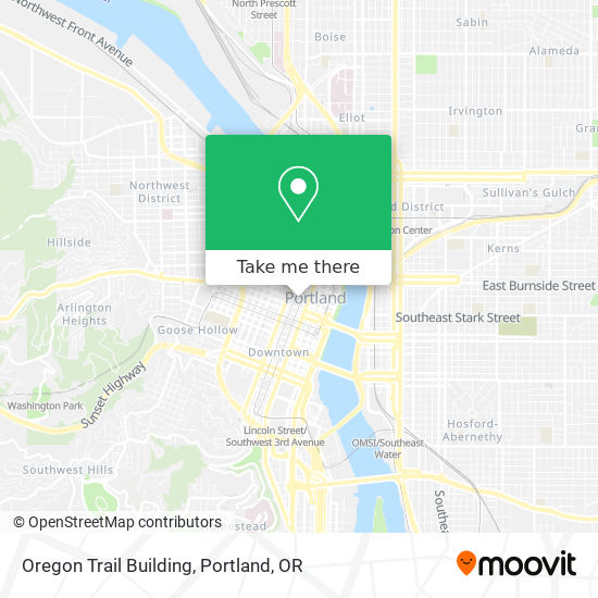 Mapa de Oregon Trail Building
