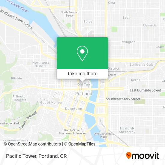 Mapa de Pacific Tower
