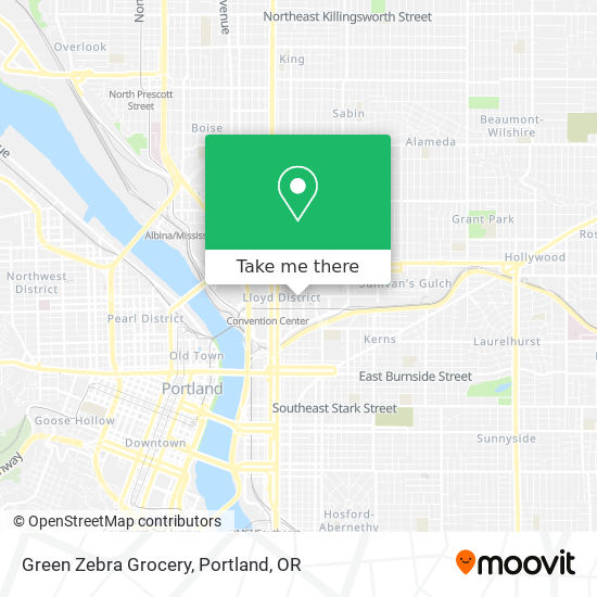 Green Zebra Grocery map