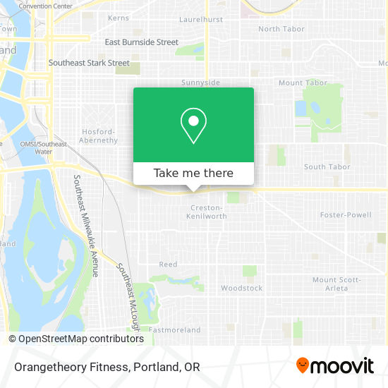 Orangetheory Fitness map