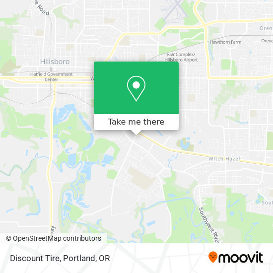 Mapa de Discount Tire