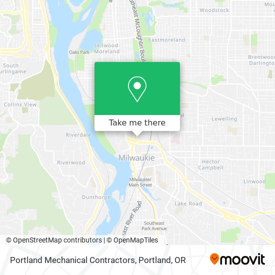 Portland Mechanical Contractors map