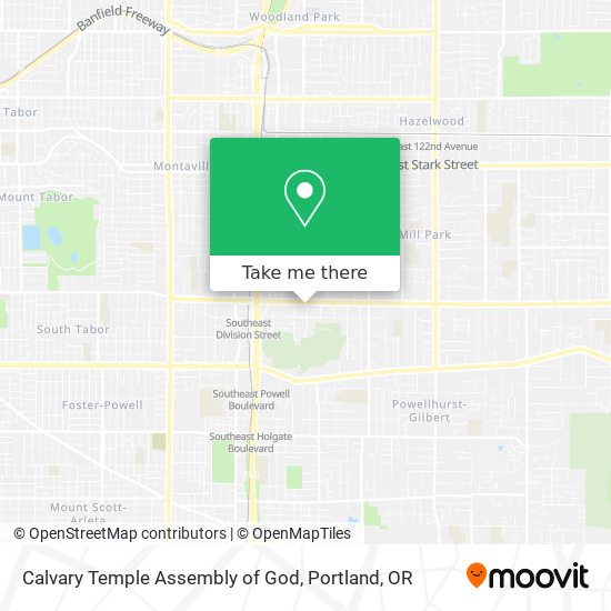 Mapa de Calvary Temple Assembly of God