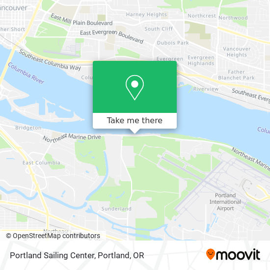 Portland Sailing Center map