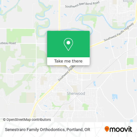 Senestraro Family Orthodontics map