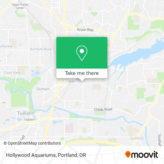 Mapa de Hollywood Aquariums