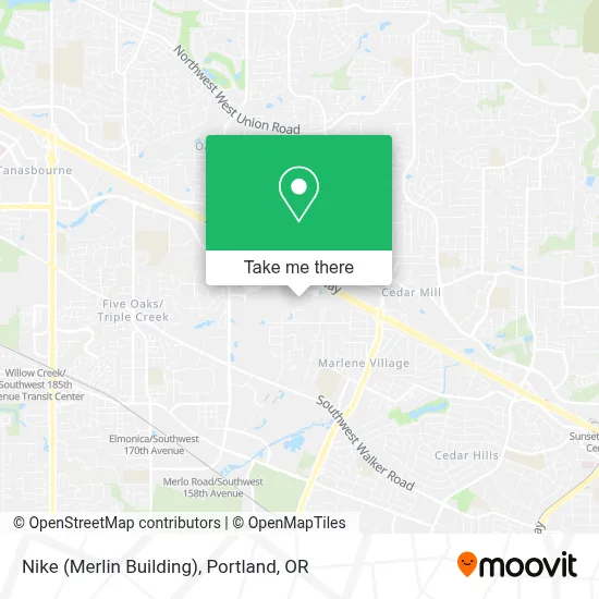 Nike (Merlin Building) map
