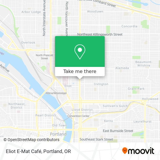 Mapa de Eliot E-Mat Café
