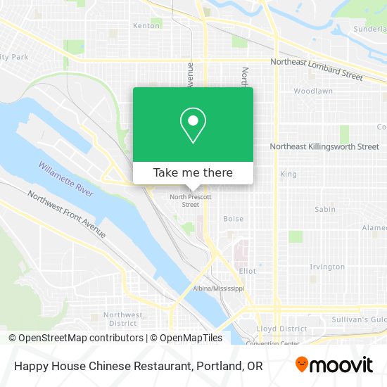 Mapa de Happy House Chinese Restaurant