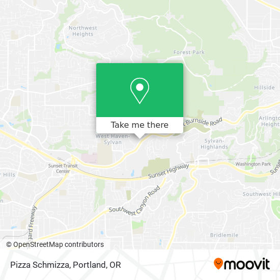 Pizza Schmizza map