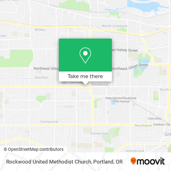 Rockwood United Methodist Church map