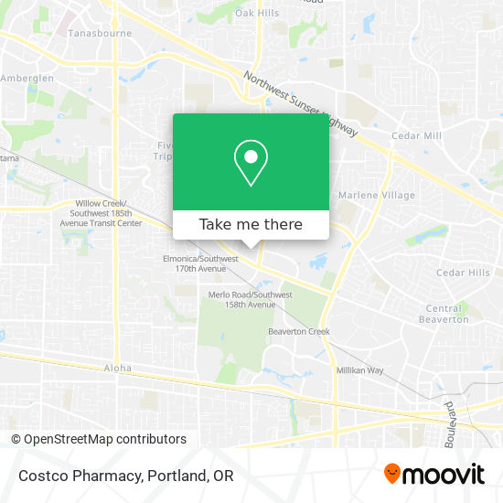 Costco Pharmacy map