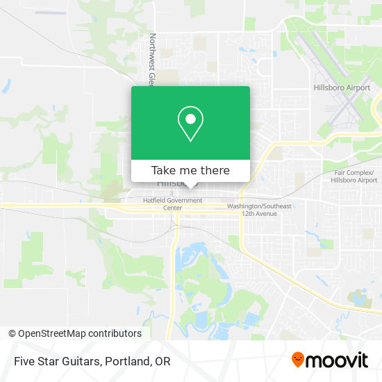 Five Star Guitars map