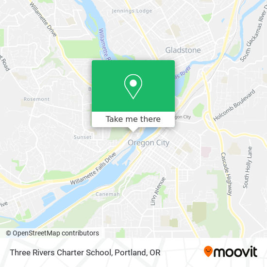 Three Rivers Charter School map