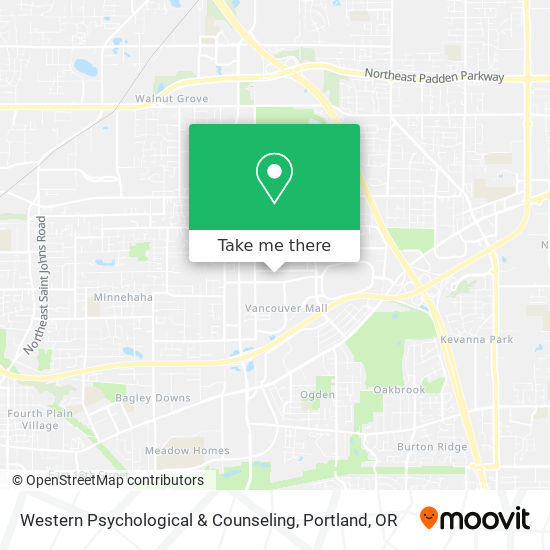 Western Psychological & Counseling map