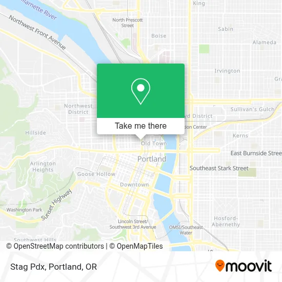 Stag Pdx map