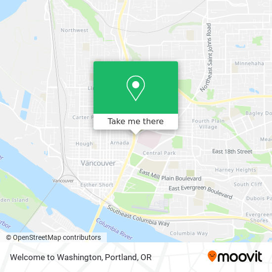 Welcome to Washington map