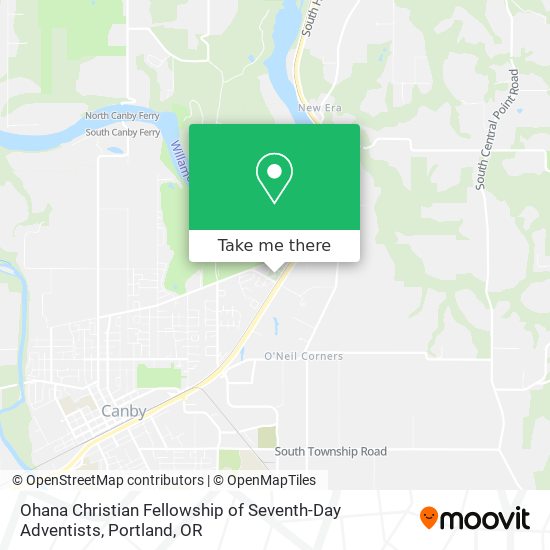 Ohana Christian Fellowship of Seventh-Day Adventists map