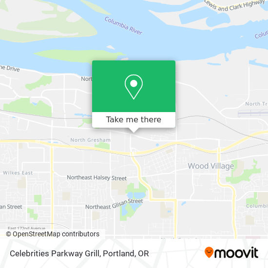 Celebrities Parkway Grill map