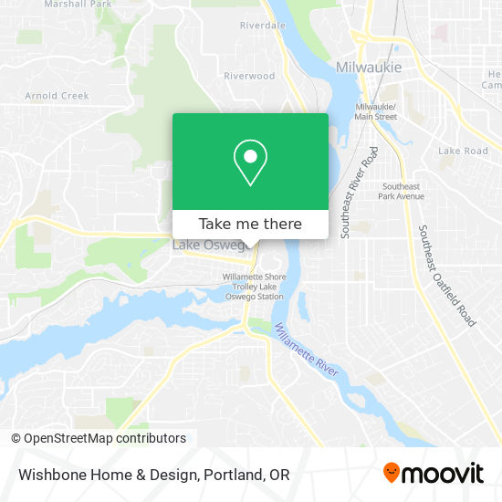 Wishbone Home & Design map