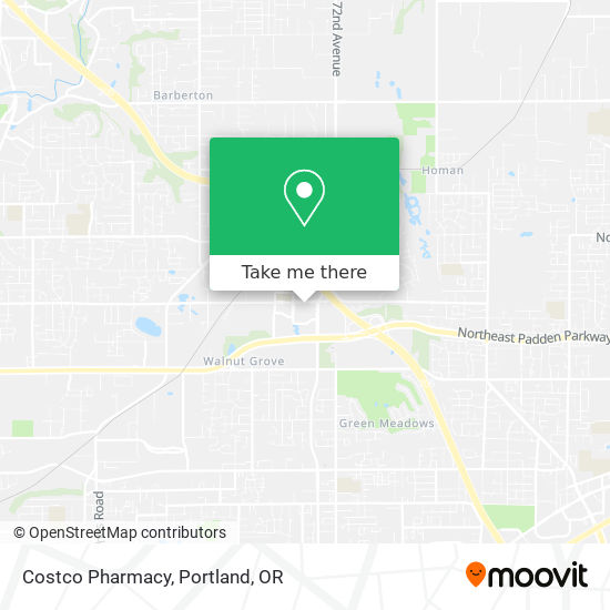 Mapa de Costco Pharmacy