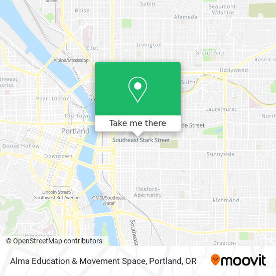 Mapa de Alma Education & Movement Space