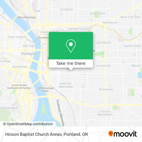 Mapa de Hinson Baptist Church Annex
