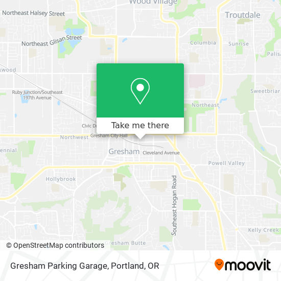 Mapa de Gresham Parking Garage