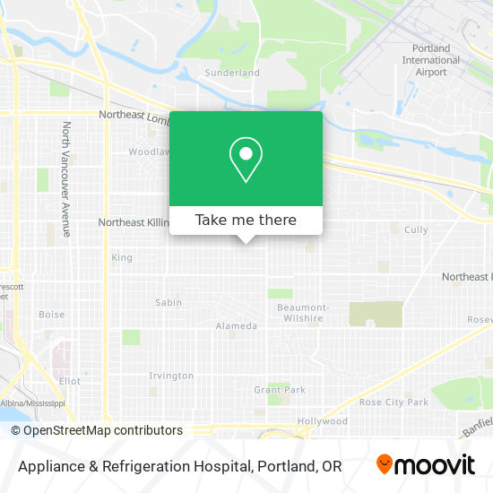 Mapa de Appliance & Refrigeration Hospital