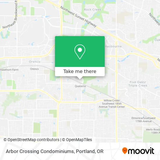 Arbor Crossing Condominiums map