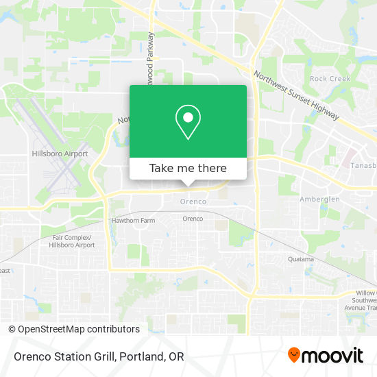 Mapa de Orenco Station Grill