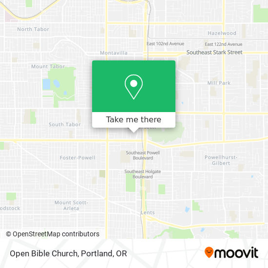 Mapa de Open Bible Church