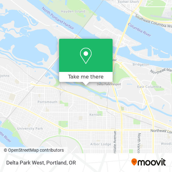 Mapa de Delta Park West