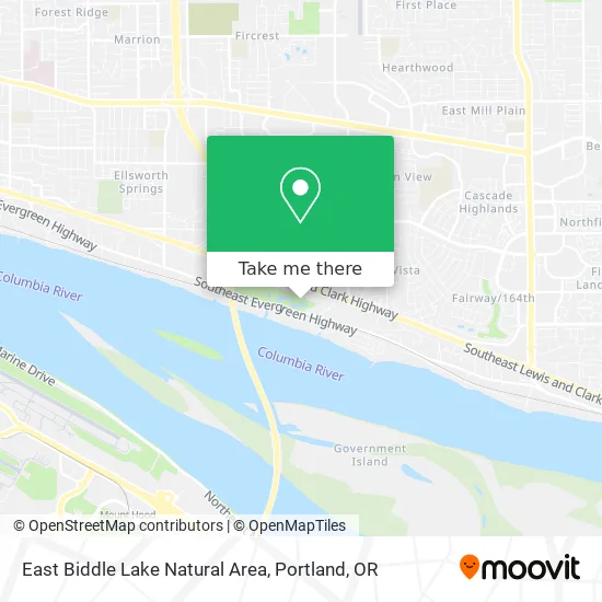 Mapa de East Biddle Lake Natural Area