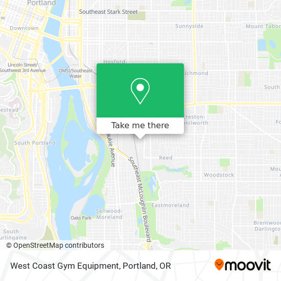 Mapa de West Coast Gym Equipment